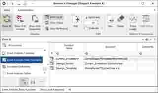 Blocksim sample - weibull static functions