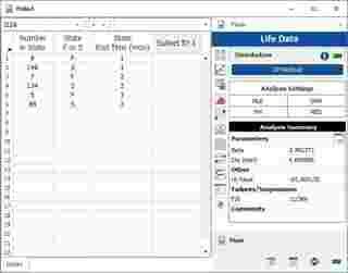 Standard folio with data entered and results shown